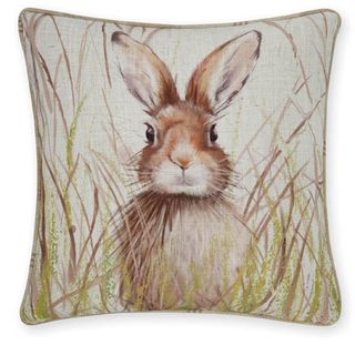 hare print cushion next
