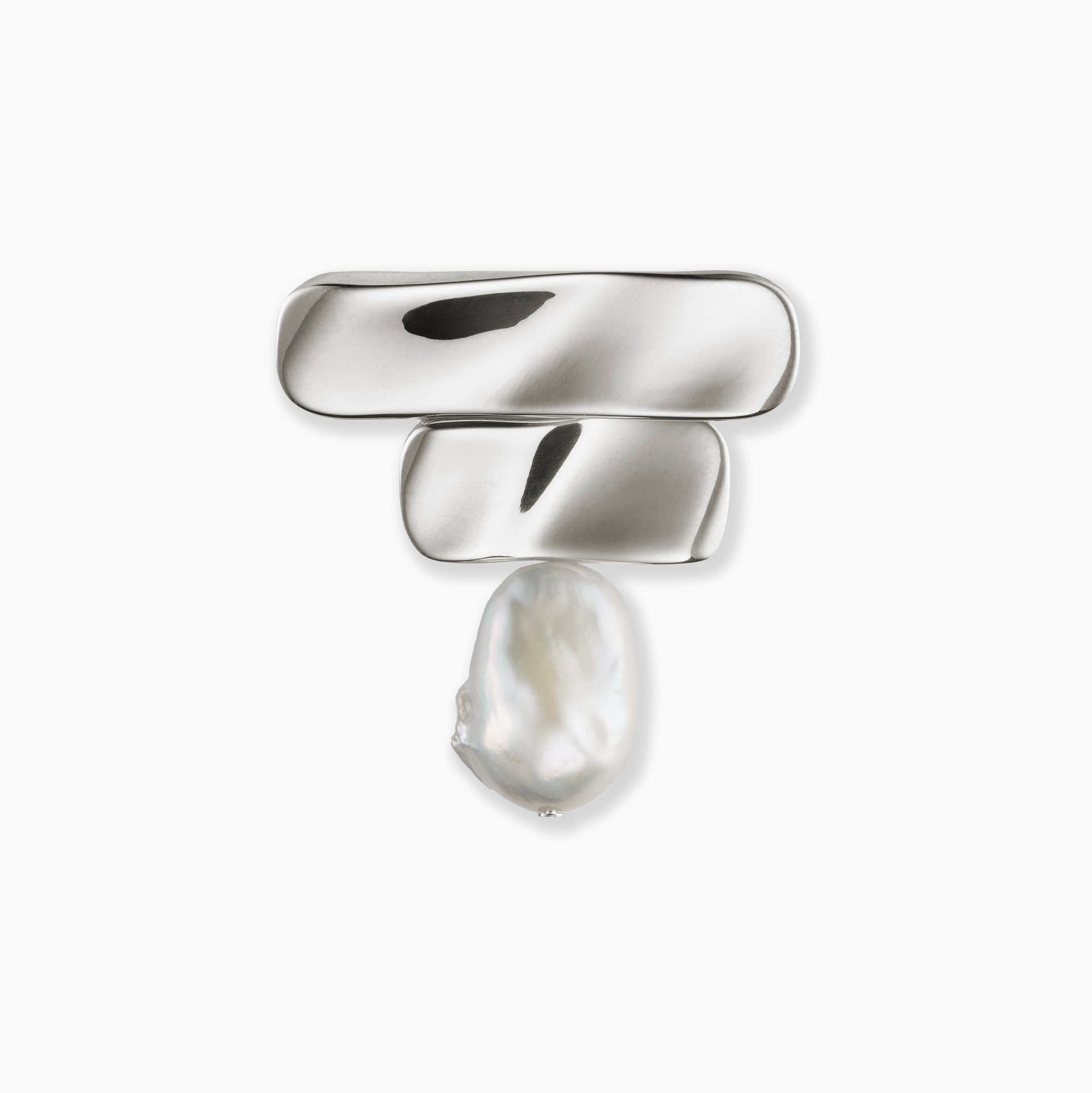 Baroque Ilona Brooch - Sterling Silver