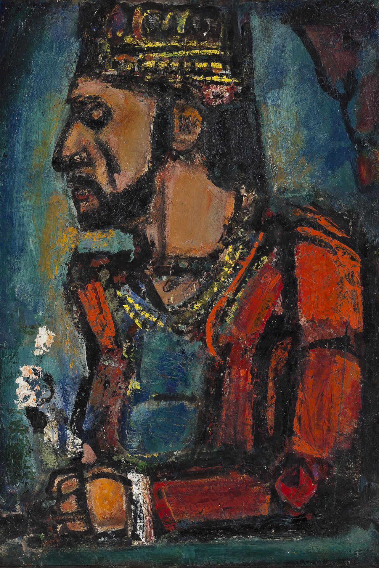 ‘The Old King, 1916–36’, by Georges Rouault (1871–1958), 30¼in by 21¼in, Carnegie Museum of Art, Pittsburgh, USA.