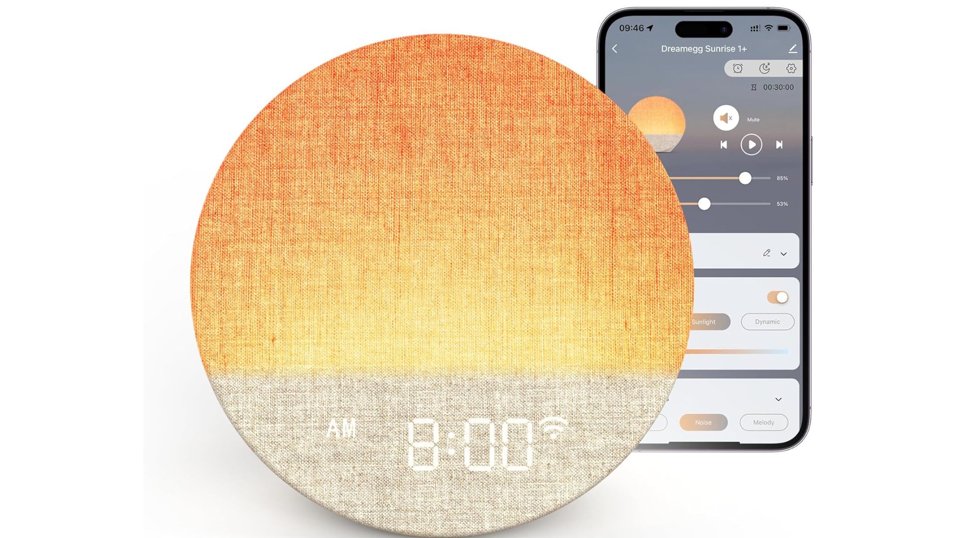 Dreamegg Sunrise 1+ sunrise alarm clock