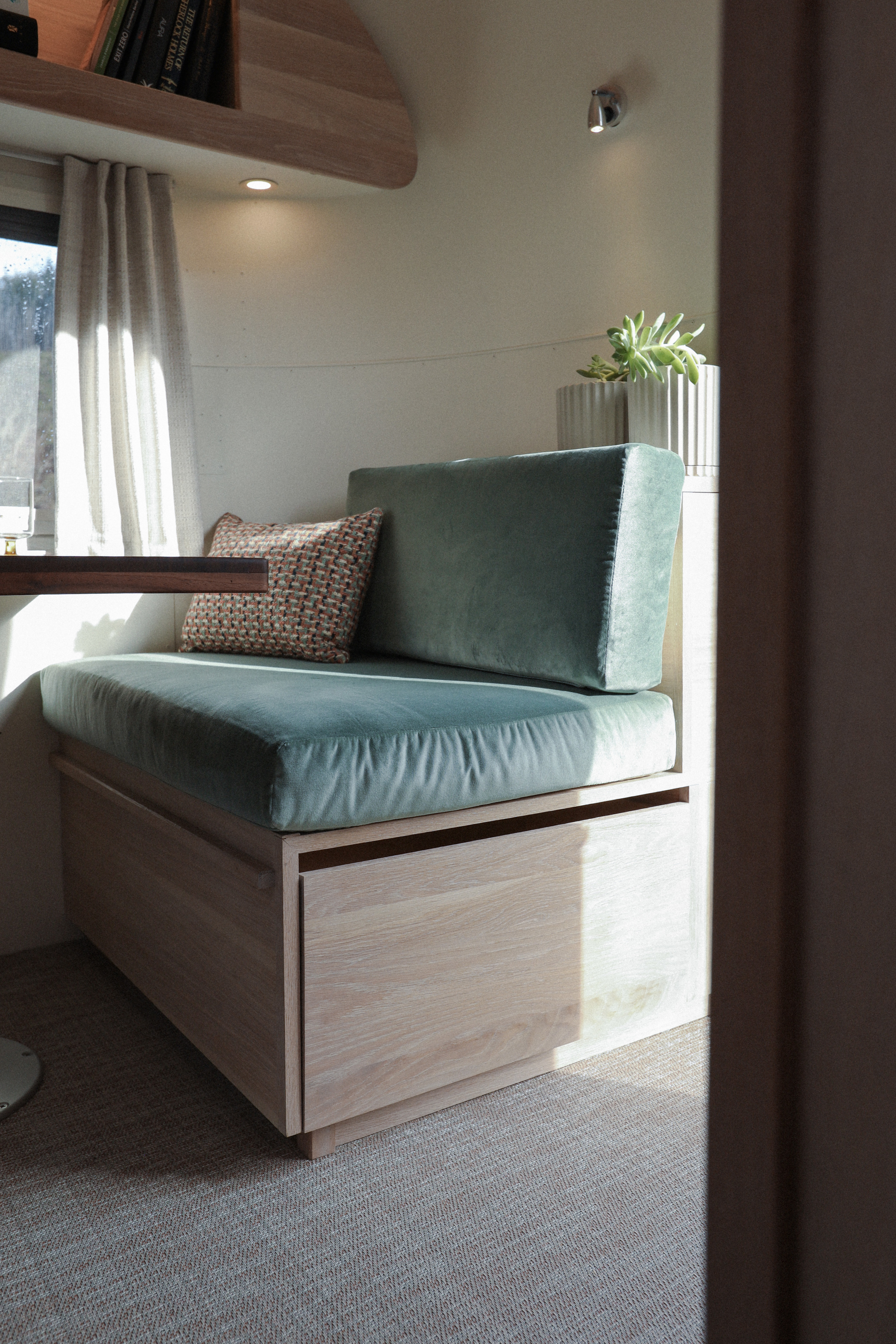 Perpetually Devastated's Santa Cruz Airstream interior