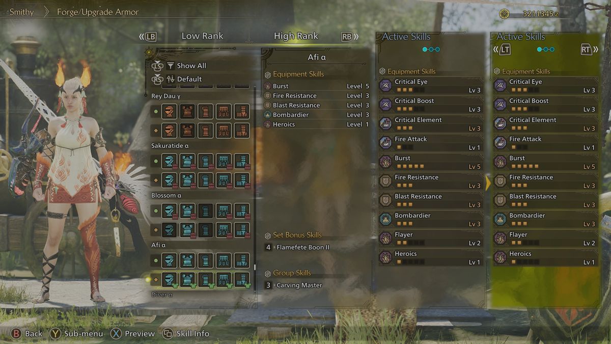 Monster Hunter Wilds Flamefete - Afia b