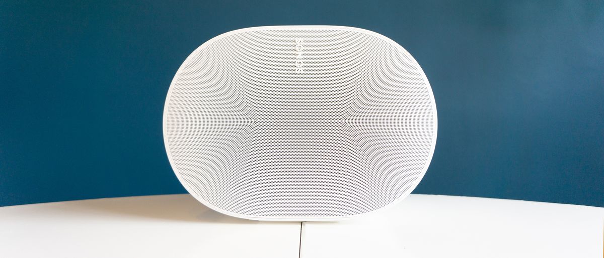 Sonos Era 300 on white table