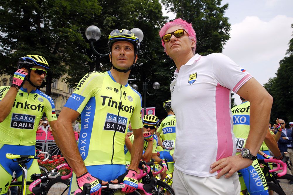 Ivan Basso and Oleg Tinkov