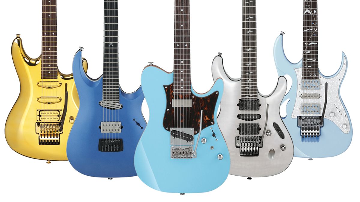 Ibanez 2022 signature electric guitars