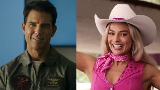 Tom Cruise tacking up the role of Maverick once again, Margot Robbie Rocking her Barbie Look