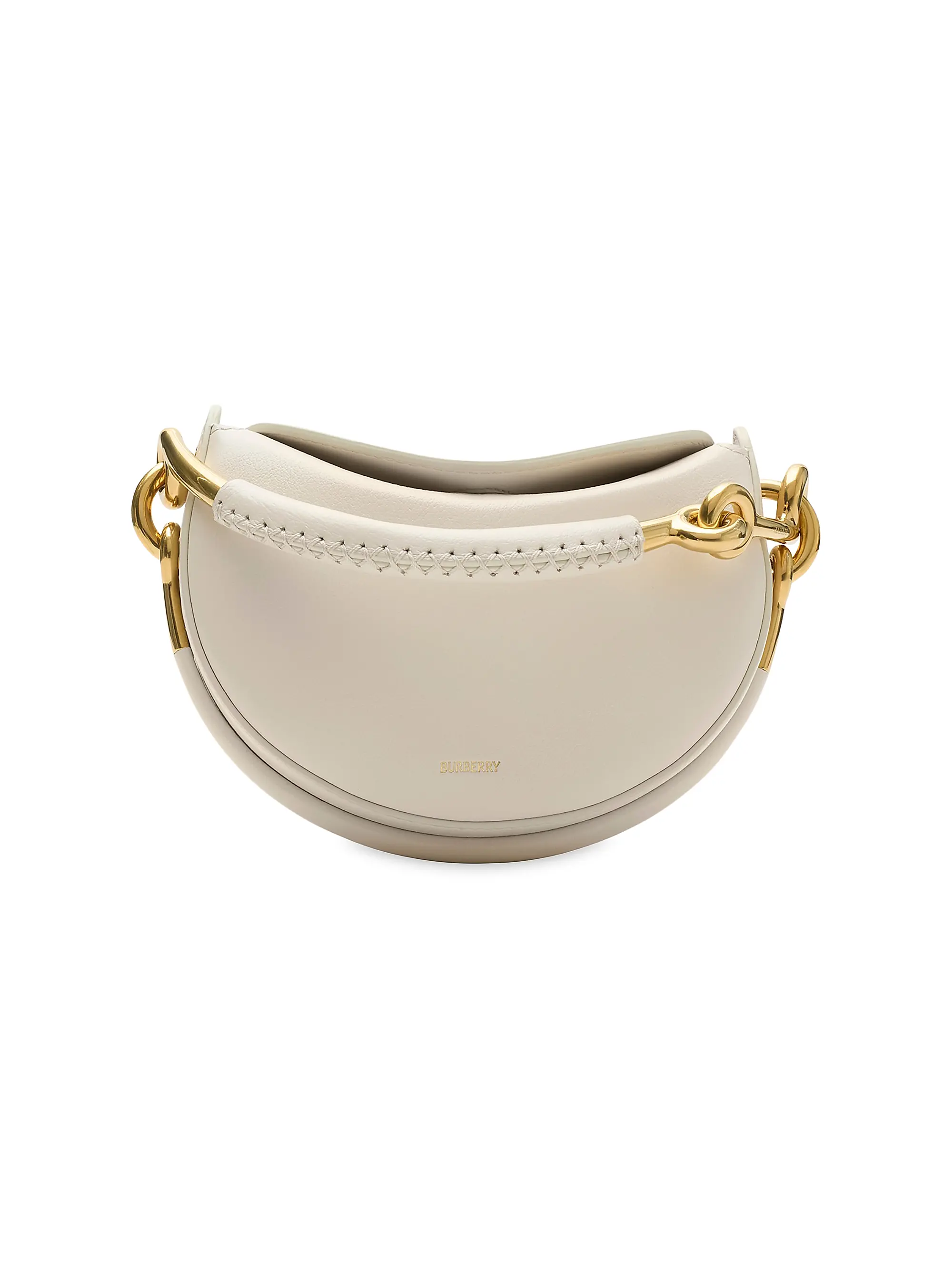 Bridle Leather Saddle-Style Clutch