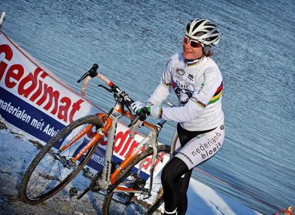 World champion Marianne Vos (Nederland Bloeit) is happy to be back 'cross racing.