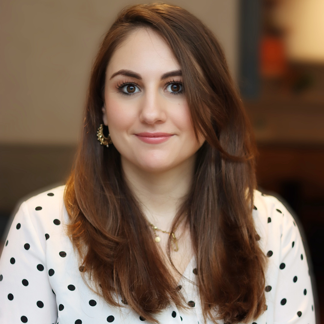 Portrait photograph of a woman taken by Ariane Sherine and edited with so-called glamour effects