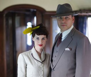 David Walliams and Jessica Raine as Tommy and Tuppance Beresford