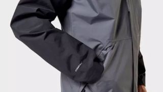 Grey and black men's waterproof jacket