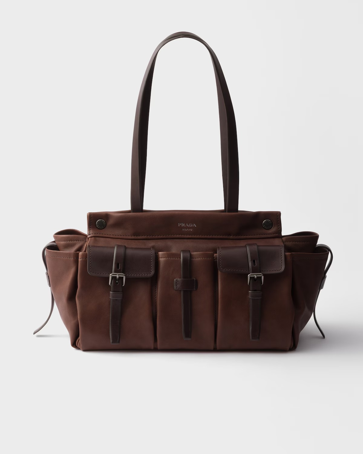 Prada, Route Leather Tote Bag
