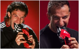 Jan 2002: Alessandro Del Piero of Juventus and Italy with the new Adidas Predator Mania football boots during a photoshoot in Oxford, England. \ Mandatory Credit: Gary M Prior/Getty Images