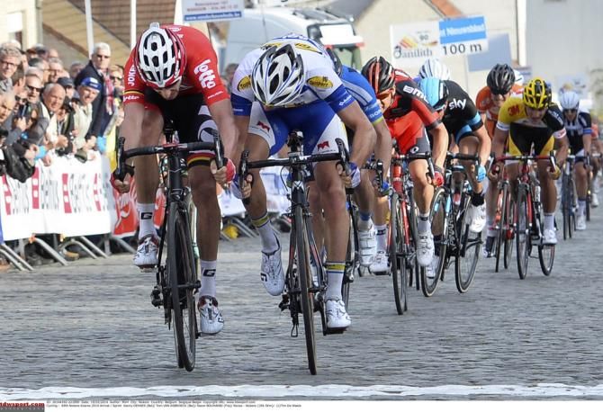 Kenny Dehaes narrowly won the sprint