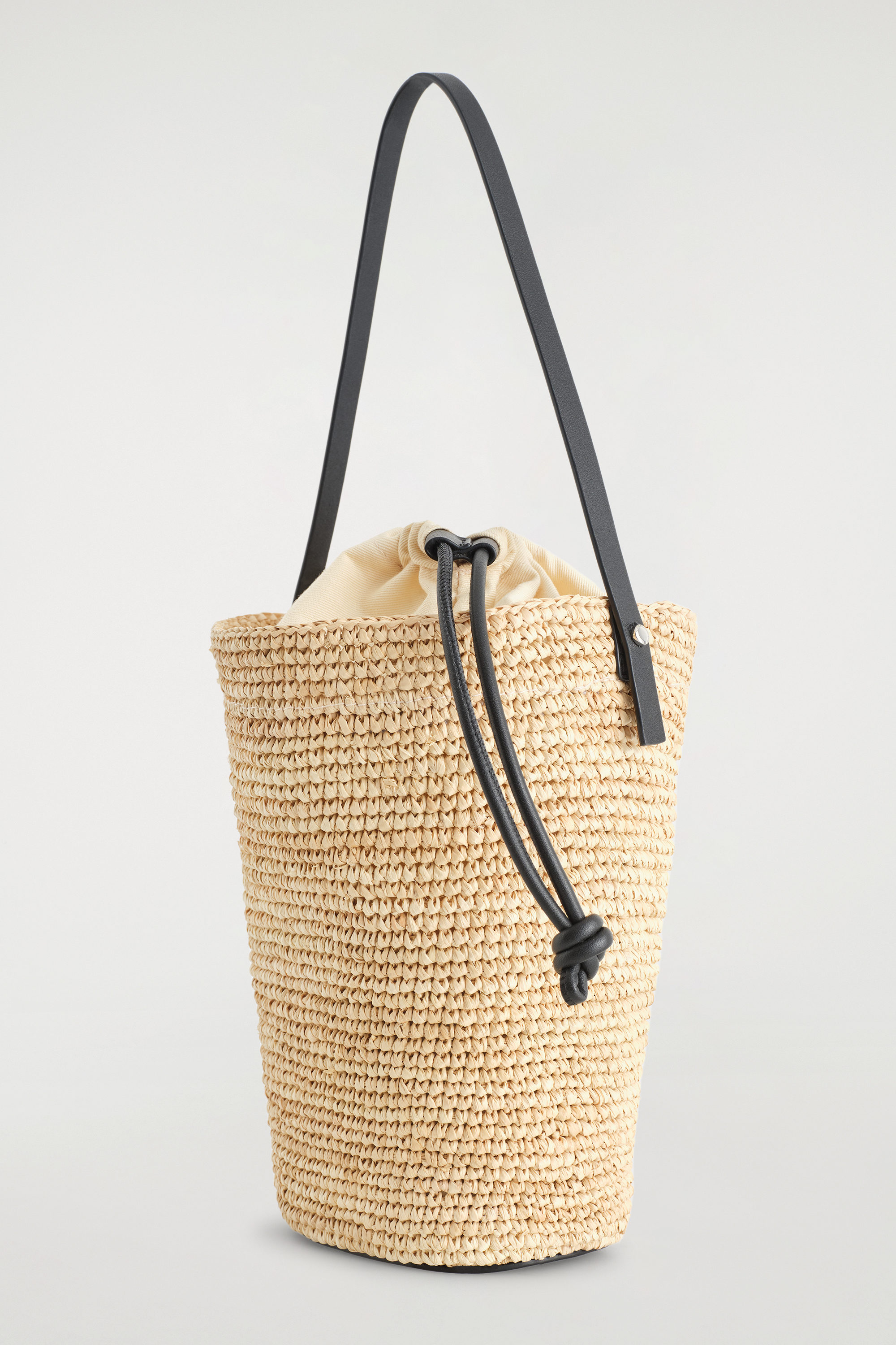 Mini Bucket Bag - Straw