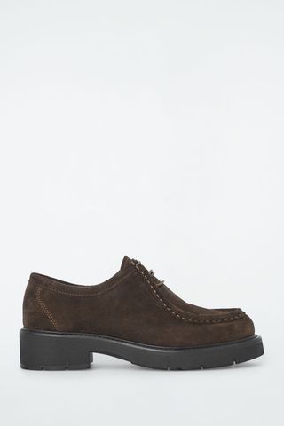 Chunky Suede Derby Shoes