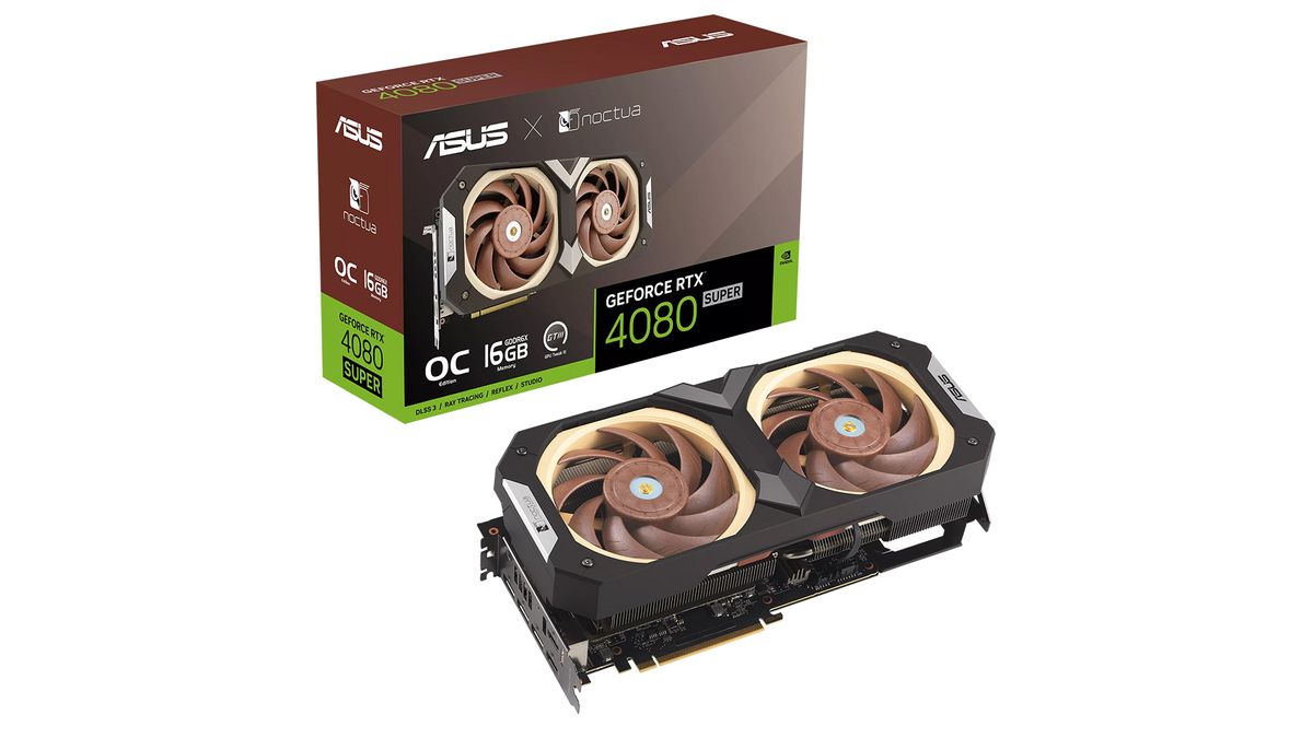 Asus unveils RTX 4080 Super Noctua Edition ahead of launch, just