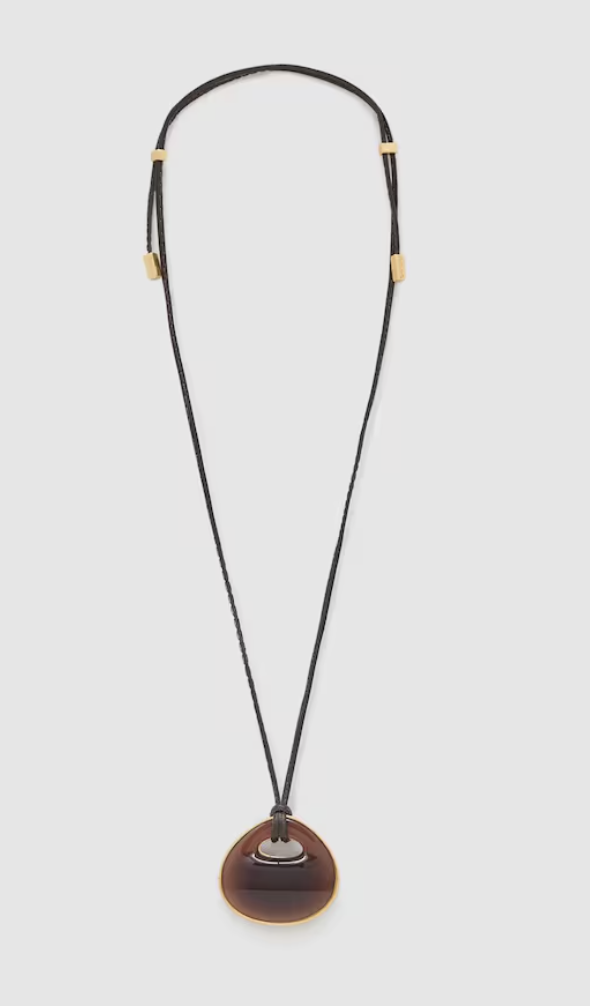 Reiss, Large Resin Pendant Necklace