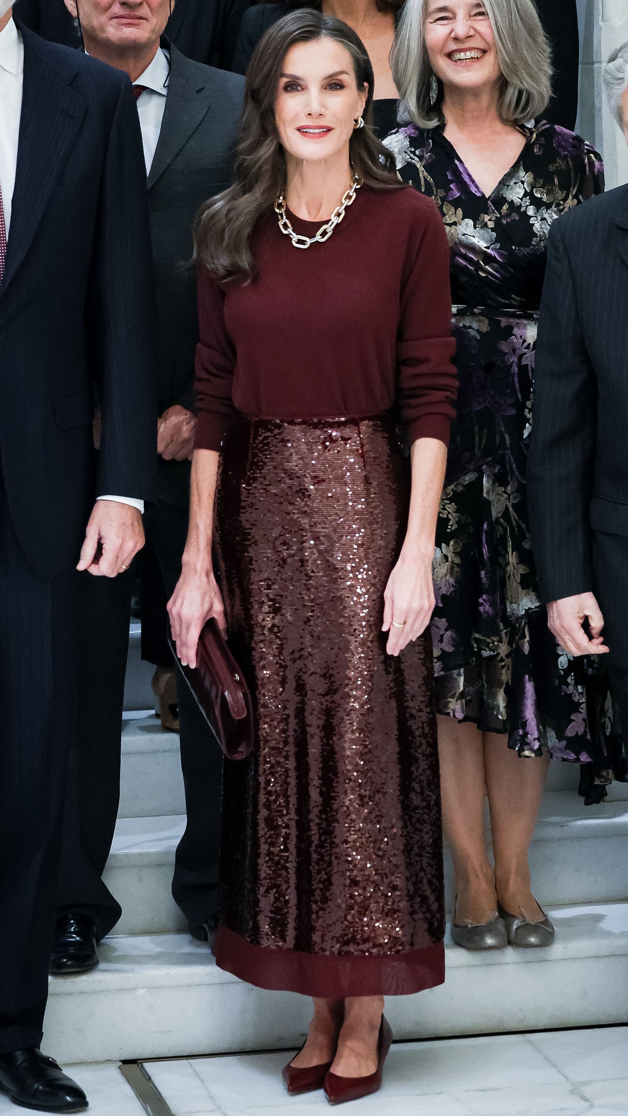 Queen Letizia of Spain poses for a photo as she attends the XLII &quot;Francisco Cerecedo&quot; Journalism Awards at Hotel Ritz on November 18, 2025
