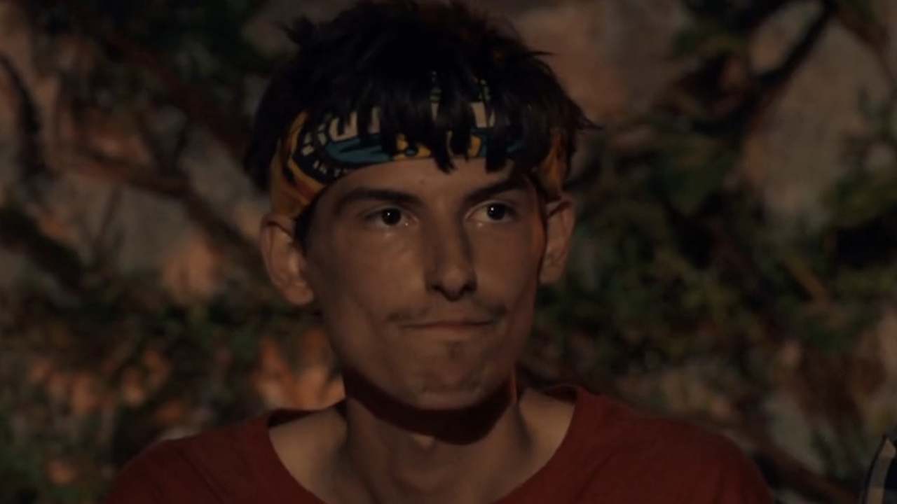 Rizo before doing the fire making challenge on Survivor 50
