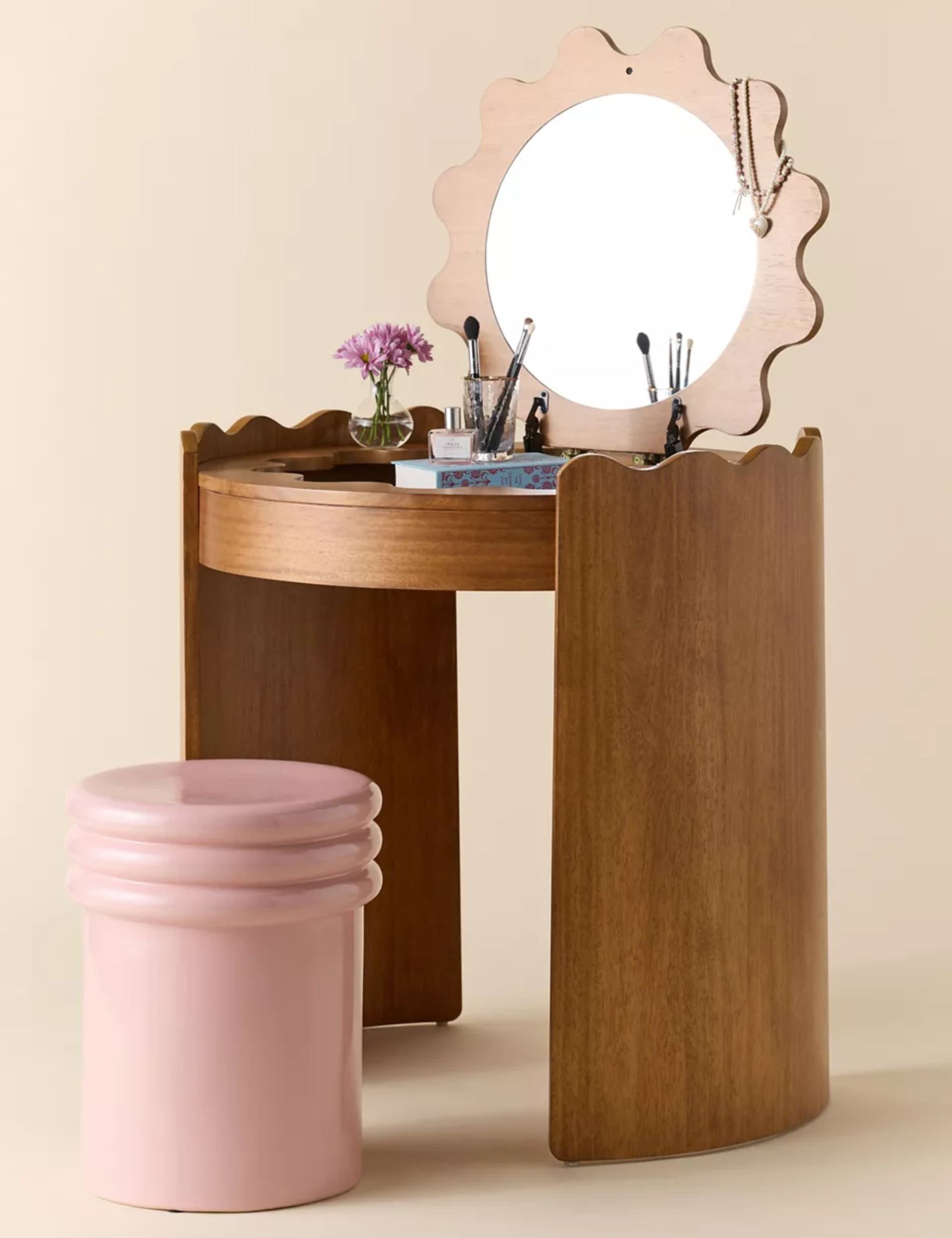 Wavy Urban Outfitters Stacie vanity pictured against a neutral background