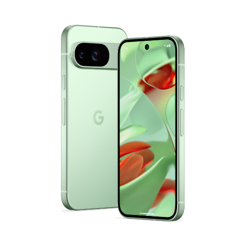 Official Google Pixel 9 Front and Back Render – Winter Green