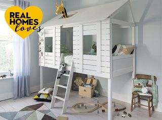 Kids treehouse bunk bed
