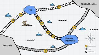 Google Cloud illustration of South Pacific Connect initiative