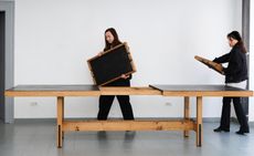 Keti Toloraia and Nata Janberidze of Room Studio at Milan Design Week 2025