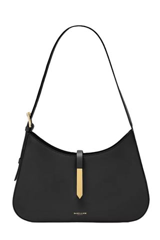 London Tokyo Leather Shoulder Bag