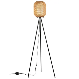 59.44' inch Antique Black Tripod Floor Lamp Set