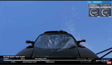 The Tesla Roadster just launched aboard a Falcon Heavy rocket on its maiden voyage on Feb. 6, 2018.