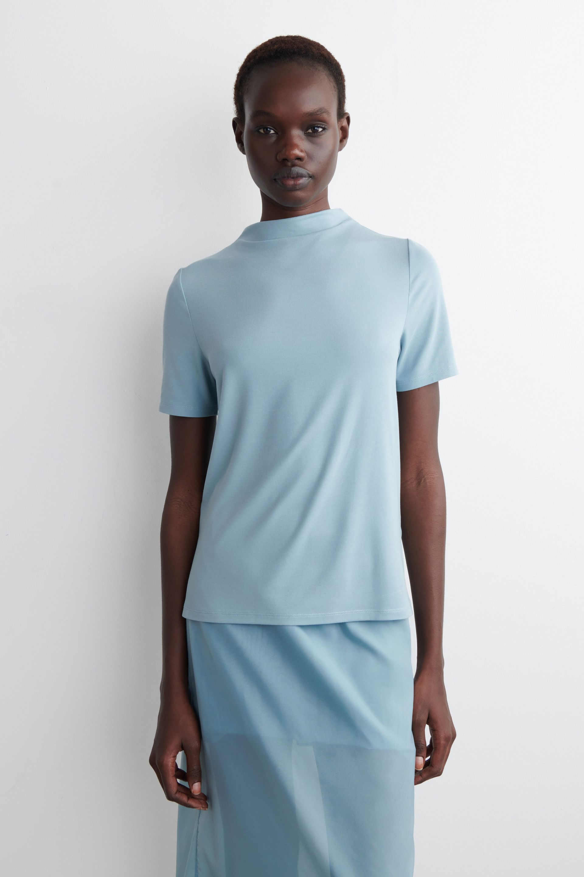 Cropped Jersey T-Shirt
