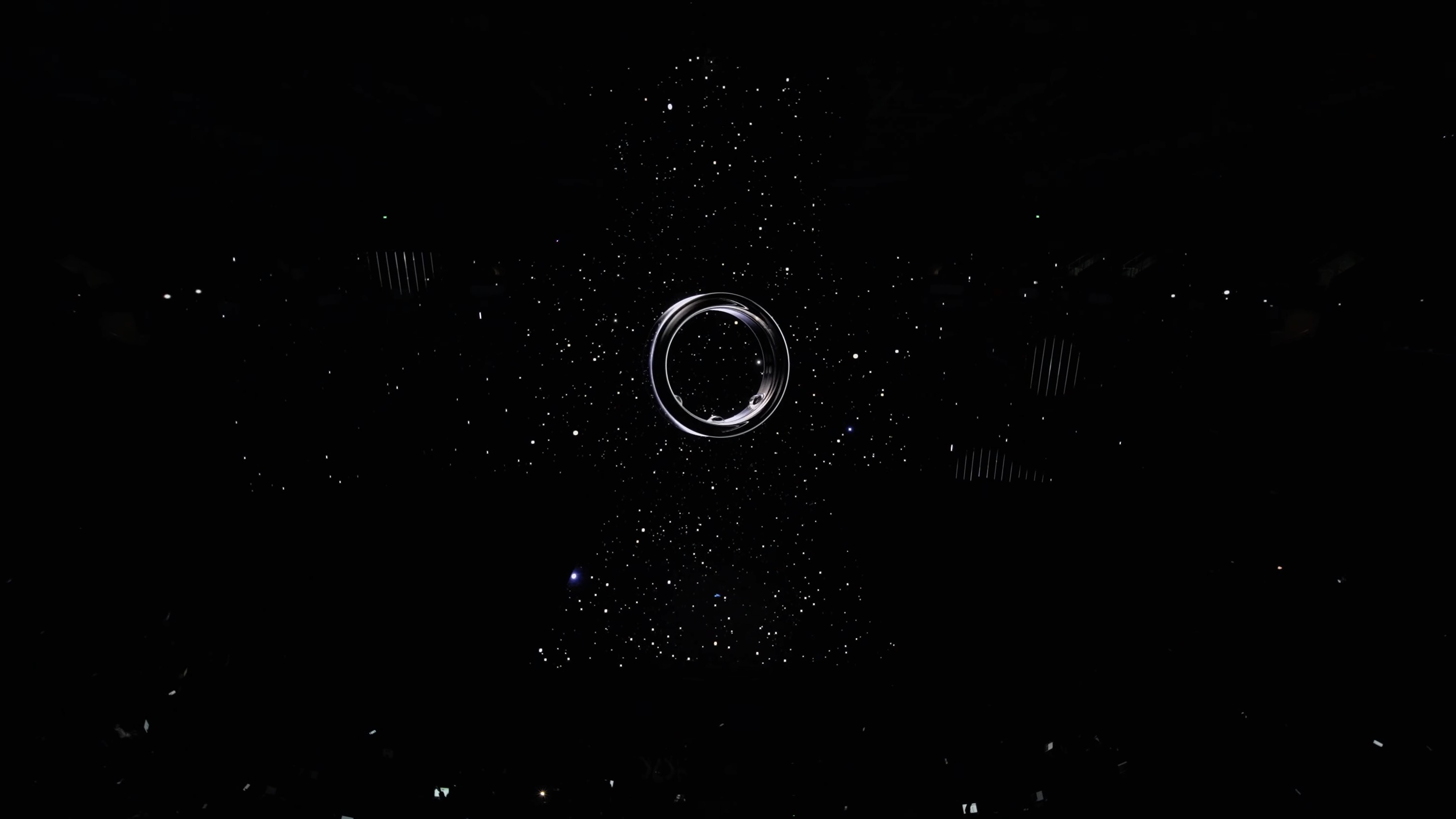 Screenshot of the Galaxy Ring promo at Galaxy Unpacked 2024