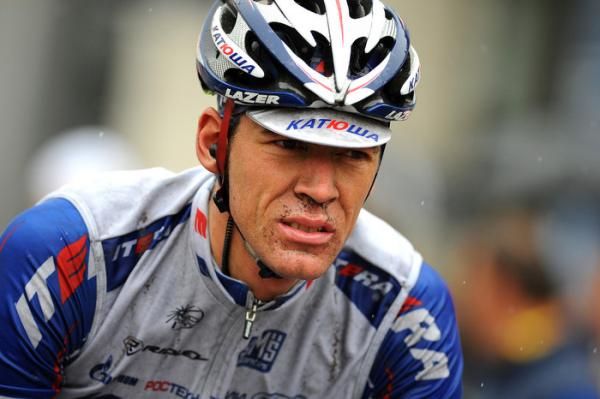 Stijn Vandenbergh (Team Katusha) concentrates during stage 1 of the Tour of Belgium