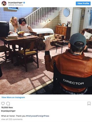 Bryan Singer's instagram post
