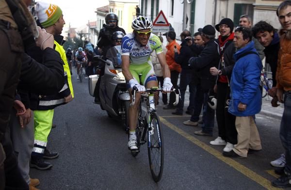 Ivan Basso (Liquigas-Cannondale) on his way to fourth for the day