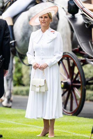 Sophie, Duchess of Edinburgh's All-white attire