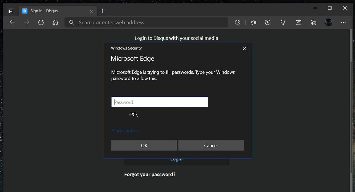 Microsoft testing feature to secure autofilling passwords on Edge ...