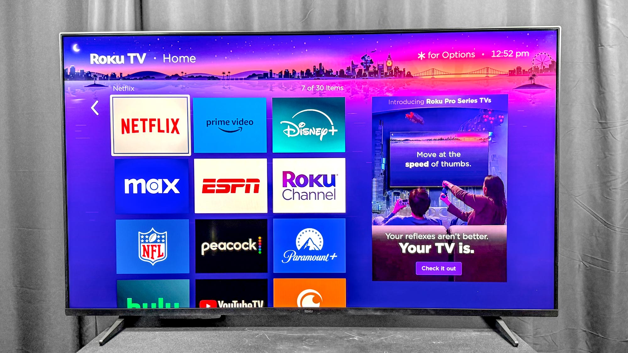 Roku Pro series shown on a table