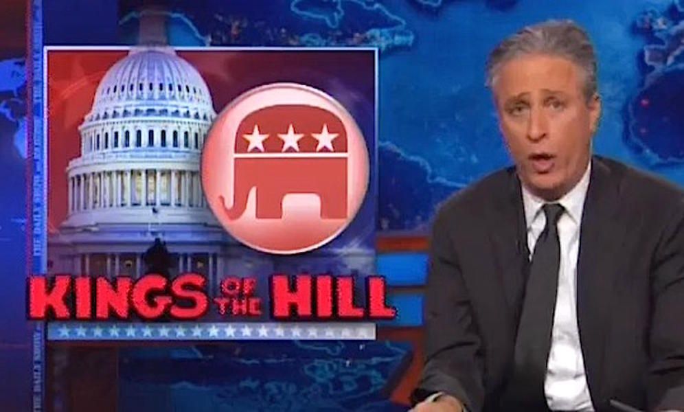 Jon Stewart mocks the newly anti-gridlock GOP: &amp;#039;Who the f--k are you people?&amp;#039;