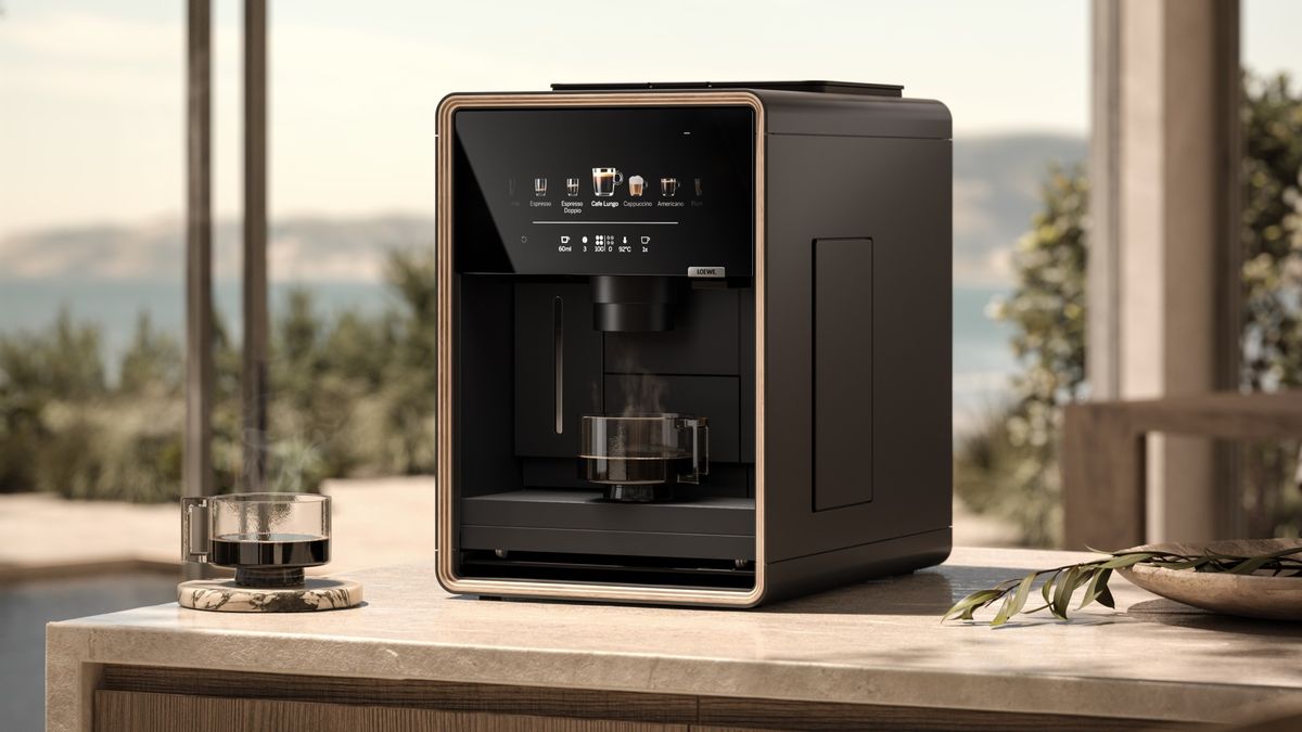 Is it a speaker or a luxury coffee maker? Meet the stealthy Loewe aura.matic