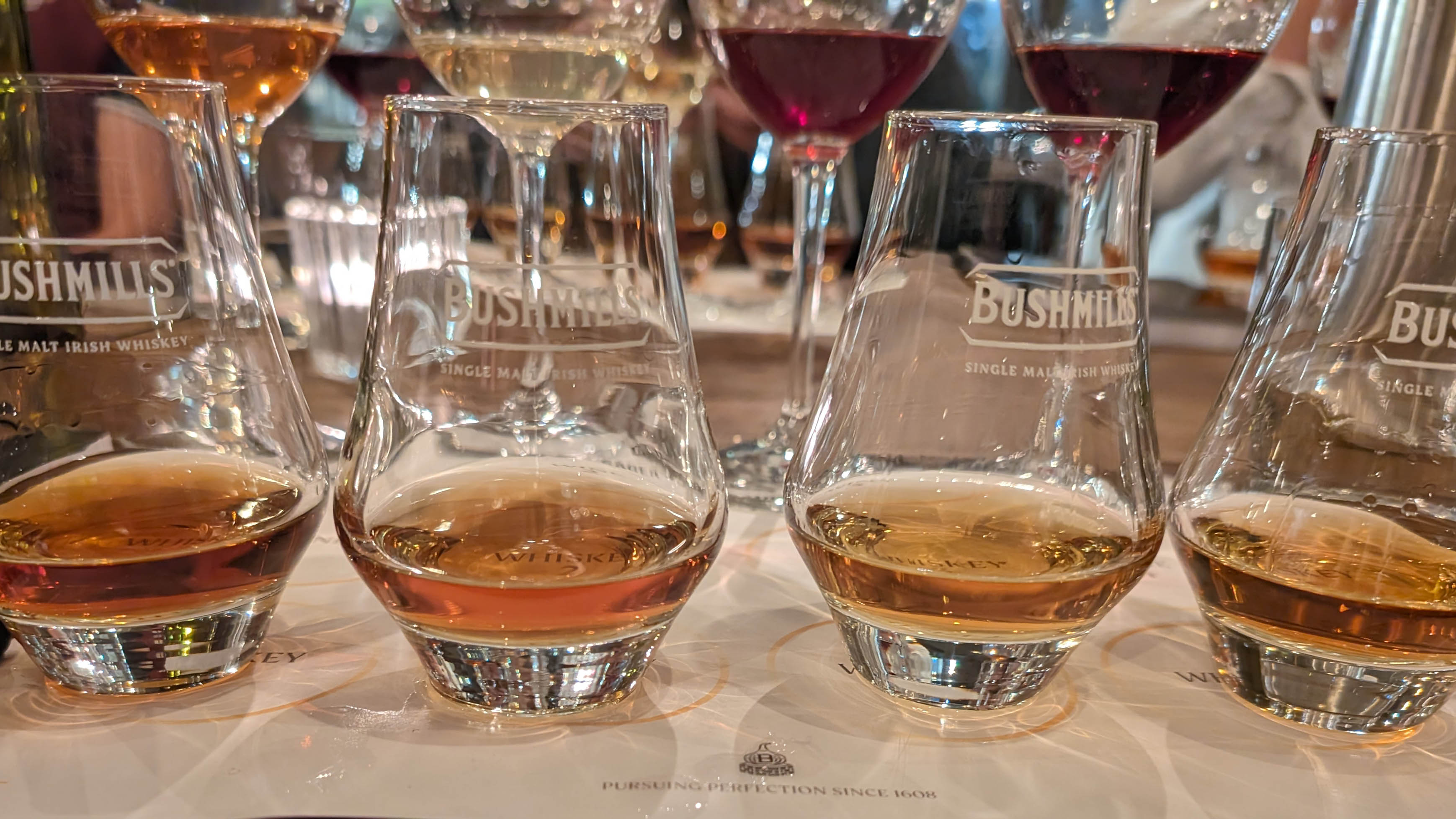 I taste tested Bushmills whisky range - including delicious drams you can’t buy