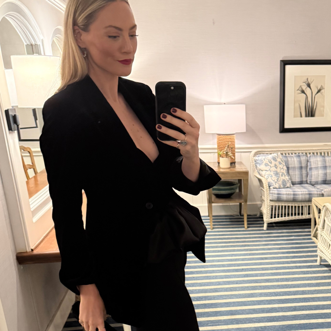 Brooke Ely Danielson wearing a tuxedo