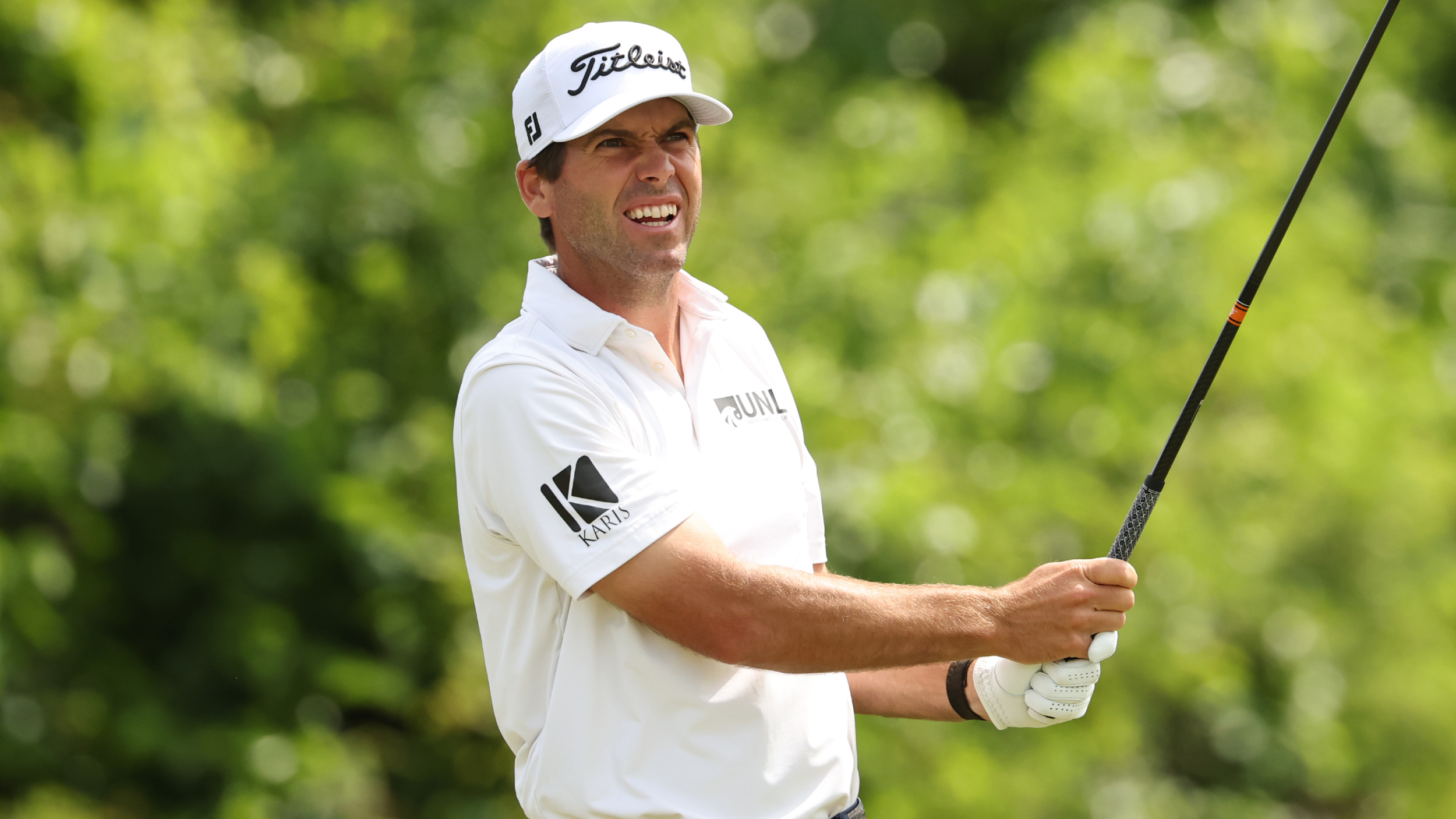 Ben Martin takes a shot at the Zurich Classic 