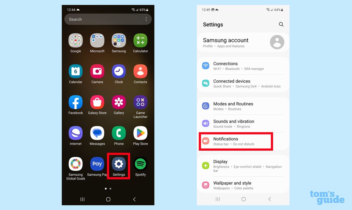 how-to-manage-lock-screen-notifications-on-the-galaxy-s23-tom-s-guide