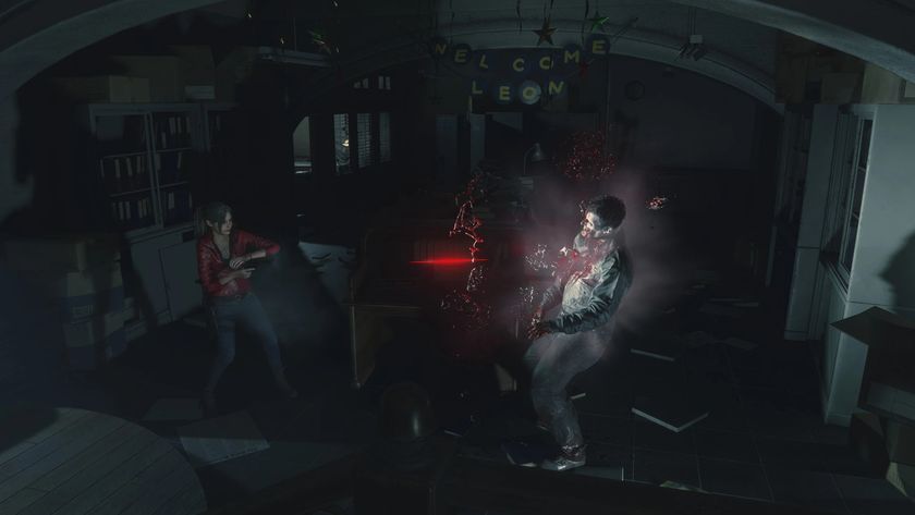 Resident Evil 2 Remake with fixed camera controls