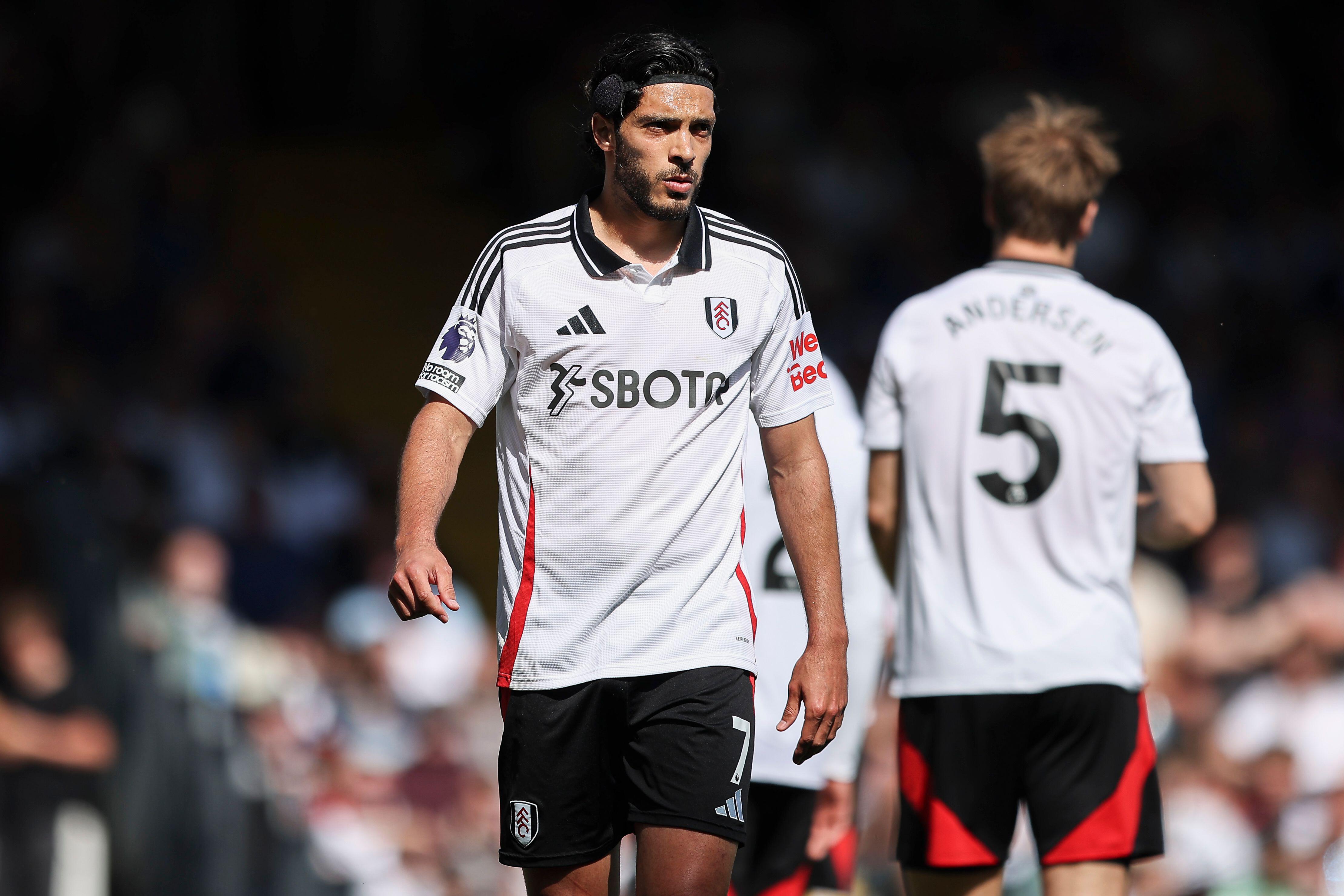 Fulham striker Raul Jimenez, May 2025