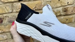 A photo of the side on Skechers Slip-in Max Cushioning Smooth