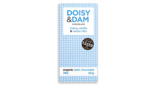 Doisy & Dam Maca, Vanilla and Cacao Nibs Dark Chocolate